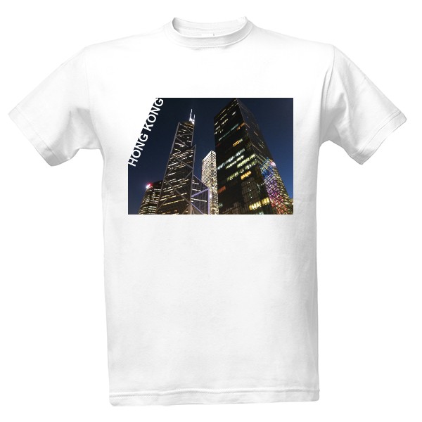 Tričko s potiskem HONG KONG