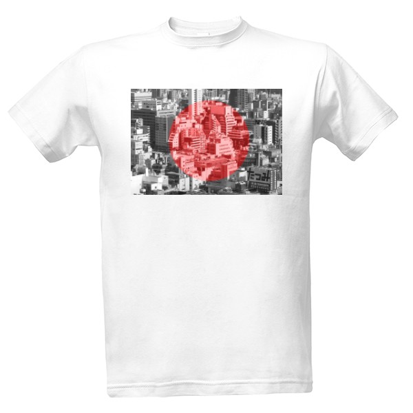 Tričko s potiskem Japan