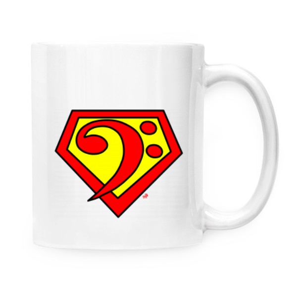 Hrnek malý bílý s potiskem Magický Bassman